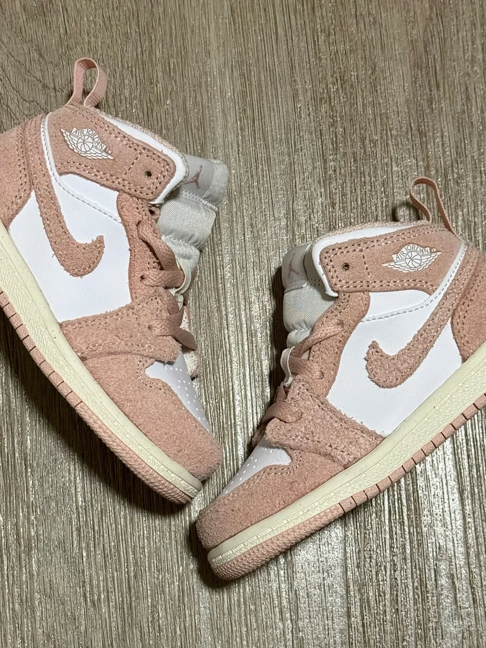 Nike Air Jordan 1 Mid SE TD Legend Pink White FN7537161 Toddler Baby Size 8C New